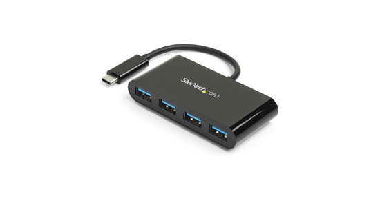 Startech 4 poorts USB 3.0 hub - 5Gbps - USB-C naar 4x USB-A met busvoeding