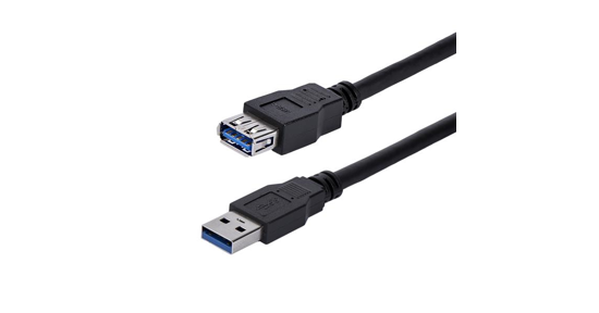 Startech 1m SuperSpeed USB 3.0 Verlengkabel A naar A Zwart M/F