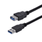 Startech 1m SuperSpeed USB 3.0 Verlengkabel A naar A Zwart M/F