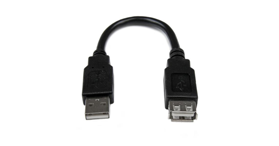 Startech 15cm USB 2.0 Verlengkabel A naar A M/F