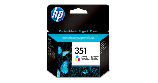 HP 351 originele drie-kleuren inktcartridge