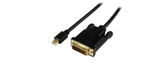 Startech 1,8 m Mini DisplayPort naar DVI actieve adapter kabel mDP naar DVI 1920x1200 zwart