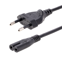 Startech 3m Laptop Stroomkabel, EU Plug naar C7, 2.5A 250V, 18AWG, Laptop Vervangkabel, Printer Voedingkabel, Laptop Lader Kabel / Laadkabel, UL-Listed