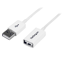 Startech 3 m witte USB-verlengkabel A-naar-A M/F