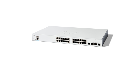 Cisco C1200-24T-4X netwerk-switch Managed L2/L3 Gigabit Ethernet (10/100/1000) Wit