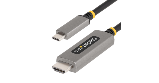 Startech 1m USB-C naar HDMI Adapter Kabel, 8K 60Hz, 4K 144Hz, HDR10, USB Type-C naar HDMI 2.1 Video Converter Kabel, USB-C DP Alt Mode/USB4/Thunderbolt 3/4 Compatibel, USB-C Laptop naar HDMI Monitor