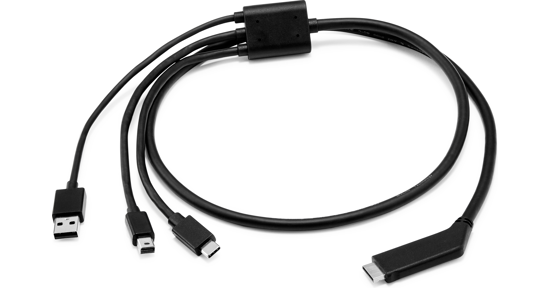 HP Reverb G2 USB-kabel 1 m USB B USB A/Mini-USB B Zwart