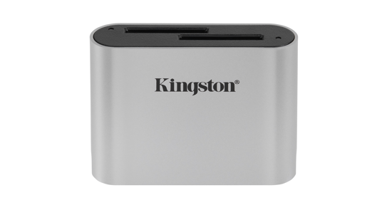 Kingston USB3.2 Gen1 Workflow SDHC/SDXC UHS-II kaartlezer met twee sleuven