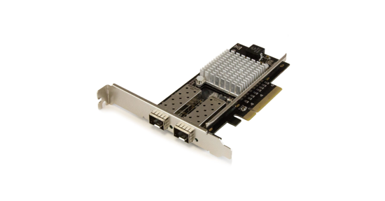 Startech 2 poorts 10G glasvezel netwerkkaart met open SFP+ PCIe, Intel 82599 chipset