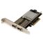 Startech 2 poorts 10G glasvezel netwerkkaart met open SFP+ PCIe, Intel 82599 chipset