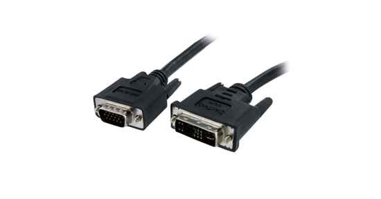 Startech DVI-naar-VGA-beeldschermkabel M/M DVI-naar-VGA (15-pins) 2 m