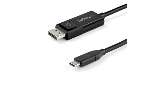 Startech 1m USB-C naar DisplayPort 1.4 kabel 8K 60Hz/4K - Bidirectionele DP naar USB-C of USB-C naar DP Video Adapterkabel - HBR3/HDR/DSC - USB Type-C/TB3 Monitorkabel