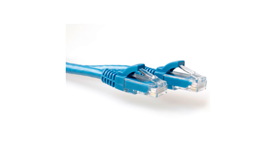 ACT IS8602 netwerkkabel Blauw 2 m Cat6 U/UTP (UTP)