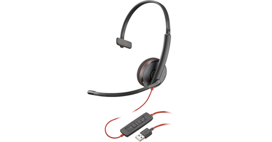 HP Blackwire 3210 Monaural USB-A Headset