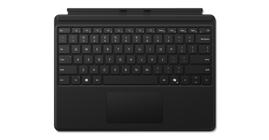 Microsoft Surface Pro Keyboard QWERTY  Cover port Zwart