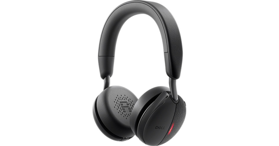 Dell WL5024 Headset Bedraad en draadloos Hoofdband Luchtvaart/Luchtverkeersleiding USB Type-C Bluetooth Zwart