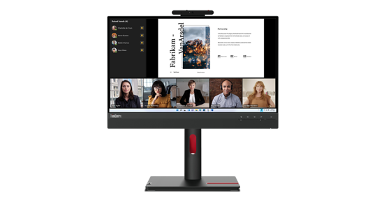 Lenovo ThinkCentre Tiny-In-One 22 computer monitor 54,6 cm (21.5") 1920 x 1080 Pixels Full HD LED Touchscreen Zwart