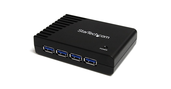 Startech 4-poort SuperSpeed USB 3.0 Hub Zwart