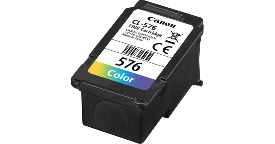 Canon CL-576 inktcartridge 1 stuk(s) Origineel Normaal rendement Cyaan, Magenta, Geel