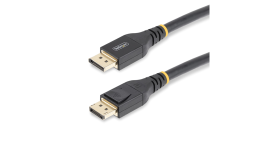 Startech 10m VESA Gecertificeerde Actieve DisplayPort 1.4 Kabel, DP8K DisplayPort Kabel met HBR3, HDR10, MST, DSC 1.2, HDCP 2.2, 8K 60Hz, 4K 120Hz,DP 1.4 Kabel M/M