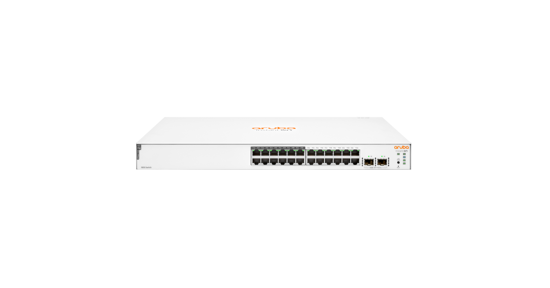 Hewlett Packerd Enterprise Aruba Networking Aruba Instant On 1830 24G 12p Class4 PoE 2SFP 195W (x20) Managed L2 Gigabit Ethernet (10/100/1000) Power over Ethernet (PoE) 1U