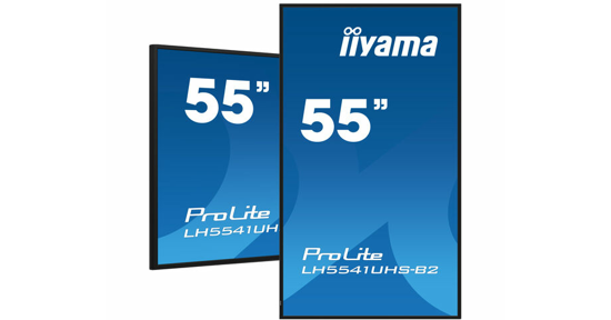 iiyama LH5541UHS-B2 beeldkrant Kiosk-ontwerp 138,7 cm (54.6") LCD 500 cd/m² 4K Ultra HD Zwart Type processor 18/7