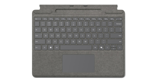 Microsoft Surface Pro Keyboard with pen storage for Business QWERTZ Luxemburgs  Cover port Platina