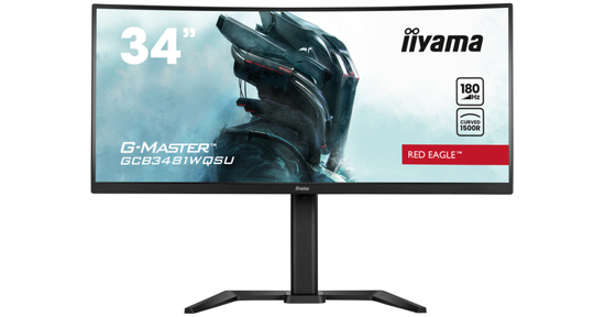 iiyama G-MASTER GCB3481WQSU-B1 computer monitor 86,4 cm (34") 3440 x 1440 Pixels UltraWide Quad HD LCD Zwart