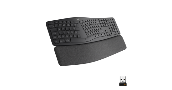 Logitech Ergo K860 toetsenbord RF-draadloos + Bluetooth US International Grafiet