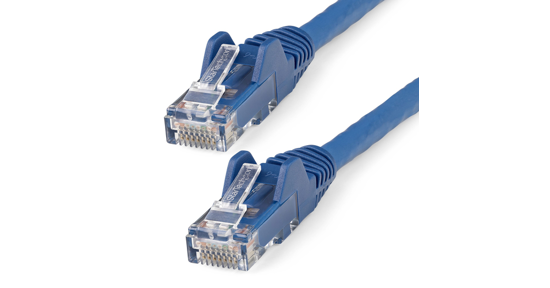 Startech N6LPATCH50CMBL netwerkkabel Blauw 0,5 m Cat6 U/UTP (UTP)