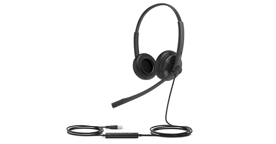 Yealink UH34 SE Dual Headset Bedraad Hoofdband Kantoor/callcenter Zwart