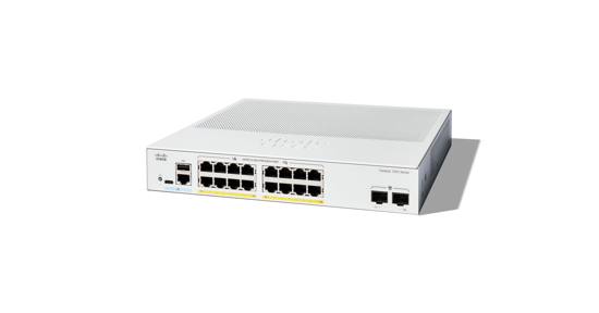 Cisco Catalyst 1200 Managed L2 Gigabit Ethernet (10/100/1000) Power over Ethernet (PoE) Grijs