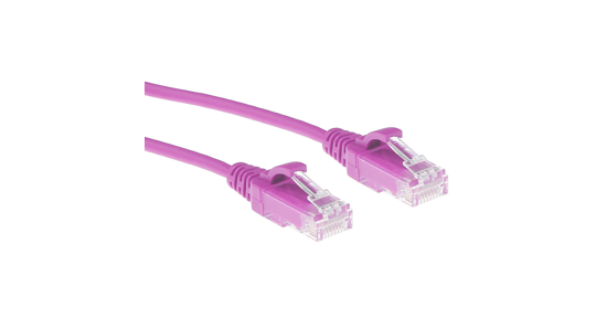 ACT DC9400 netwerkkabel Roze 0,5 m Cat6 U/UTP (UTP)