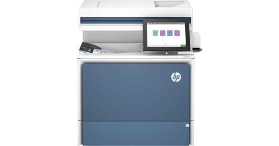 HP Color LaserJet Enterprise MFP 5800f printer, Printen, kopiëren, scannen, faxen, Automatische documentinvoer; optionele high-capacity laden; Touchscreen; TerraJet-cartridge