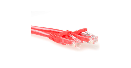 ACT IS8501 netwerkkabel Rood 1 m Cat6 U/UTP (UTP)