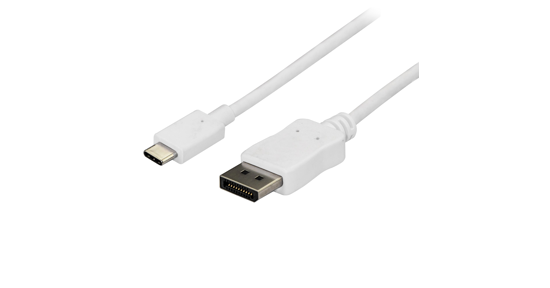 Startech 1.8 m USB C naar DisplayPort kabel 4K 60Hz wit