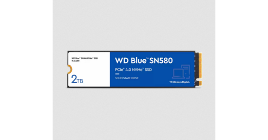 Western Digital Blue SN580 M.2 2 TB PCI Express 4.0 TLC NVMe