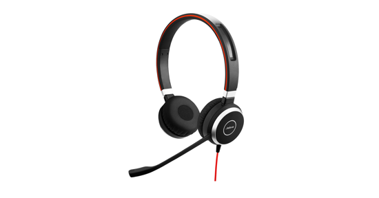 Jabra Evolve 40 MS Stereo USB-C Headset Bedraad Hoofdband Kantoor/callcenter USB Type-C Bluetooth Zwart