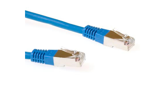 ACT FB9603 netwerkkabel Blauw 3 m Cat6 S/FTP (S-STP)