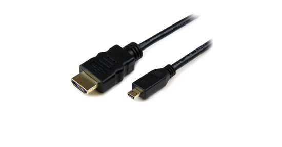 Startech 1m High Speed HDMI Kabel met Ethernet HDMI naar HDMI Micro M/M