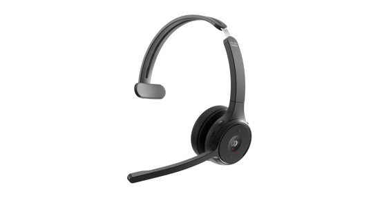 Cisco HS-WL-721-BUNA-C hoofdtelefoon/headset Draadloos Hoofdband Kantoor/callcenter Bluetooth Zwart