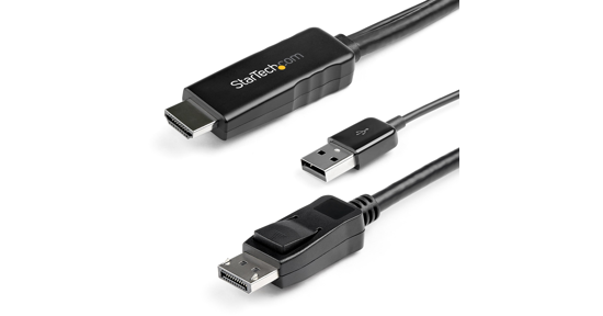 Startech HDMI naar DisplayPort kabel 4K 30Hz 2 m