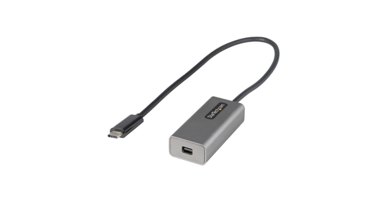 Startech USB C naar Mini DisplayPort Adapter - 4K 60Hz USB-C naar mDP Adapter Dongle - USB Type-C naar Mini DP Monitor - Video Converter - Werkt met Thunderbolt 3 - 30cm Vaste Kabel