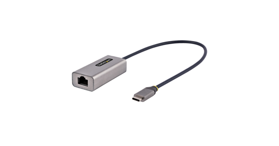 Startech USB-C naar Ethernet Adapter, USB 3.0 naar Gigabit Ethernet Netwerk Adapter - 10/100/1000 Mbps, USB-C naar RJ45 Ethernet Adapter (GbE), 30cm Aangesloten Kabel, Driverless Installatie