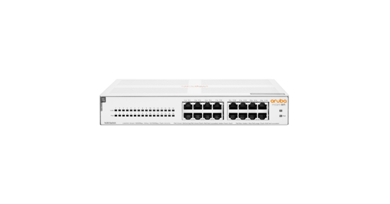 Hewlett Packerd Enterprise Aruba Networking Aruba Instant On 1430 16G Class4 PoE 124W Unmanaged L2 Gigabit Ethernet (10/100/1000) Power over Ethernet (PoE) 1U Wit