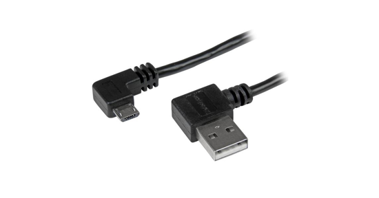 Startech Micro-USB kabel met rechts haakse connectors M/M 2m