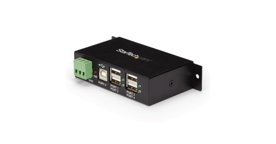 Startech Monteerbare 4-poort Robuuste Industriële USB Hub