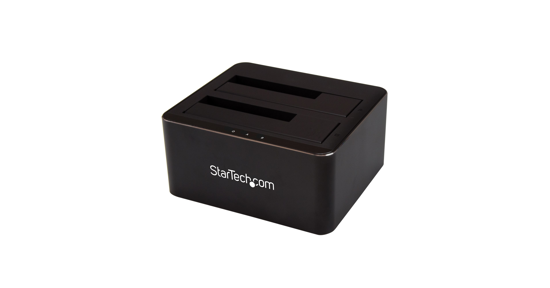 Startech Dual-bay SATA HDD docking station voor 2 x 2.5/3.5" SATA SSDs/HDDs USB 3.0