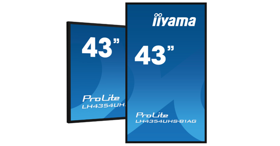 iiyama LH4375UHS-B1AG beeldkrant 108 cm (42.5") LCD 500 cd/m² 4K Ultra HD Type processor Android 8.0 18/7