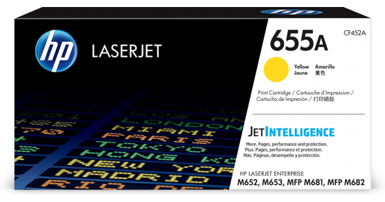 HP Originele 655A gele LaserJet tonercartridge